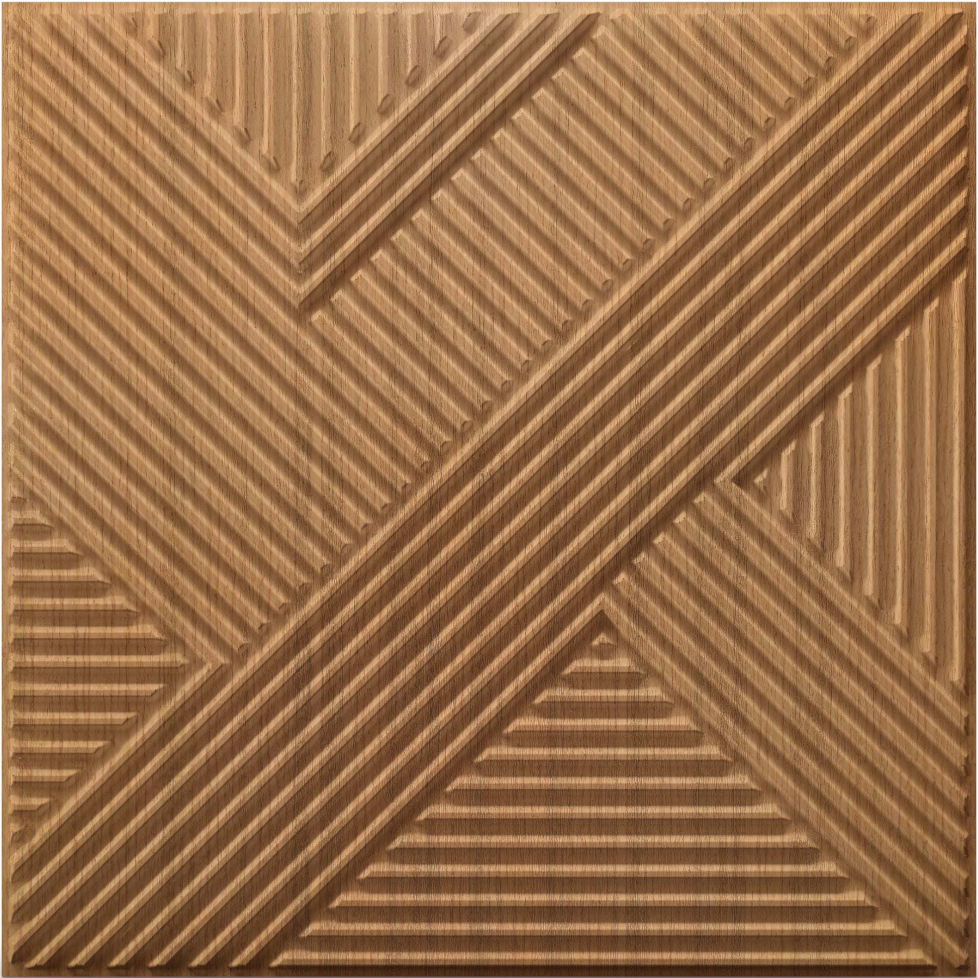 Metallic Wood Self Adhesive Panels Line Abstract Design