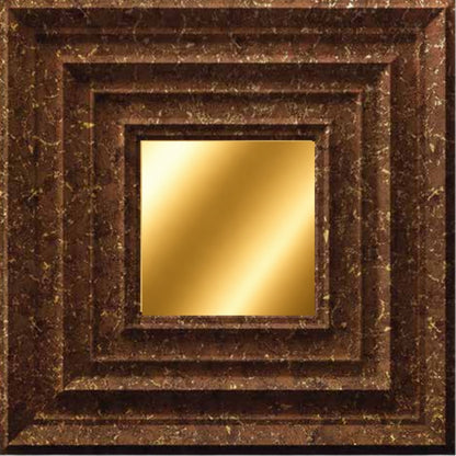 Mettalic Bronze Gold Accent Design Acrylic 3D Wall Panel