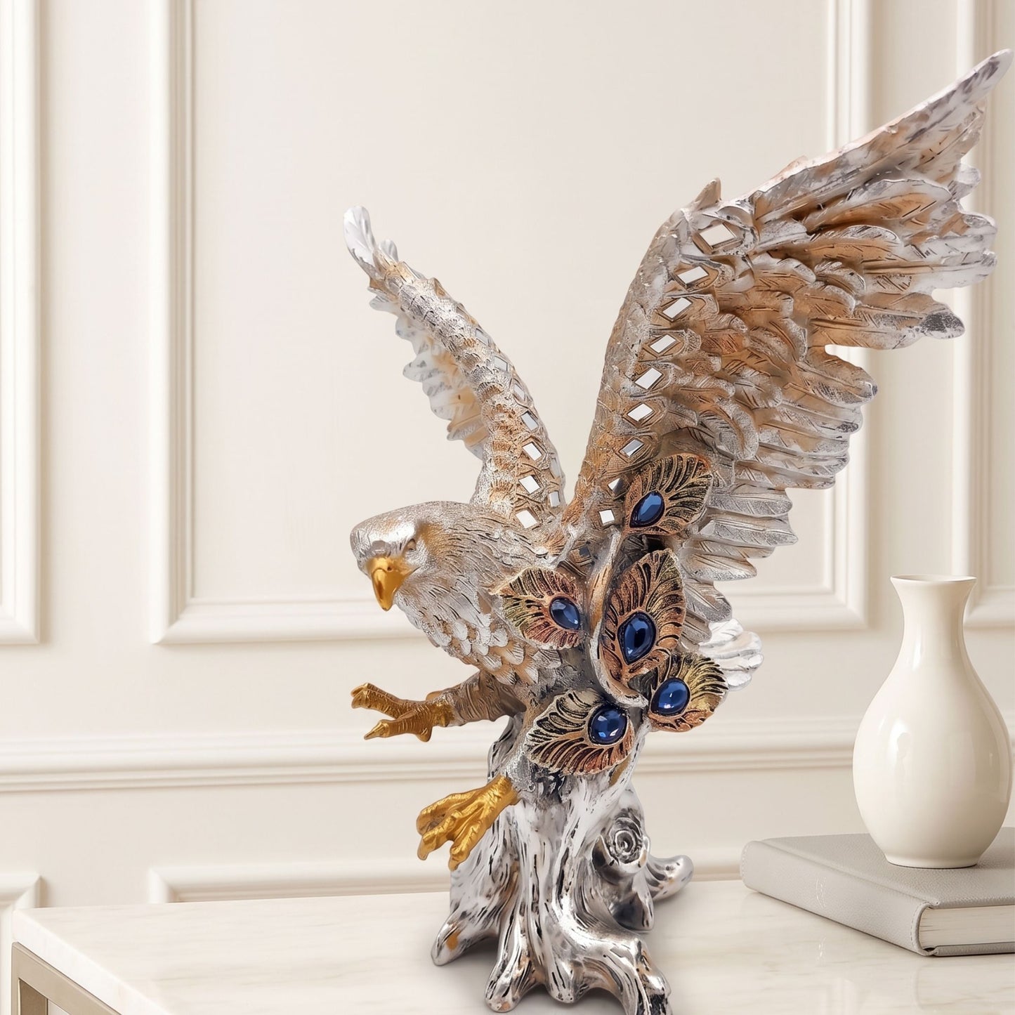 Abstract Modern Art Sculpture Showpiece for Home Decor - Eagle