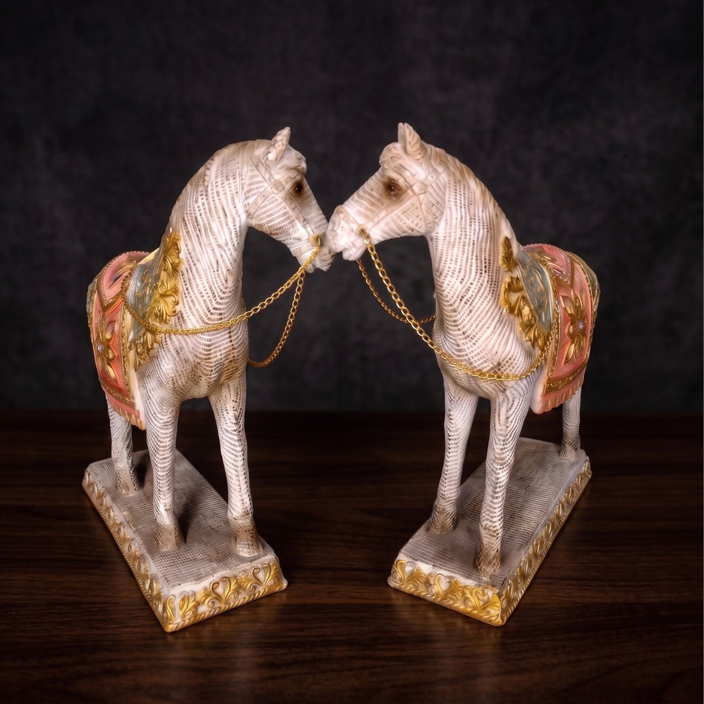 Abstract Modern Art Sculpture Showpiece for Home Decor - Blue Horse