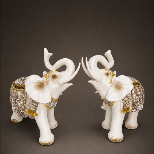 Abstract Modern Art Sculpture Showpiece for Home Decor -Royal Elephant