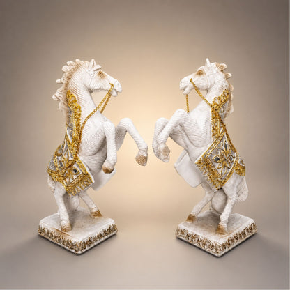 Abstract Modern Art Sculpture Showpiece for Home Decor - Running Horse