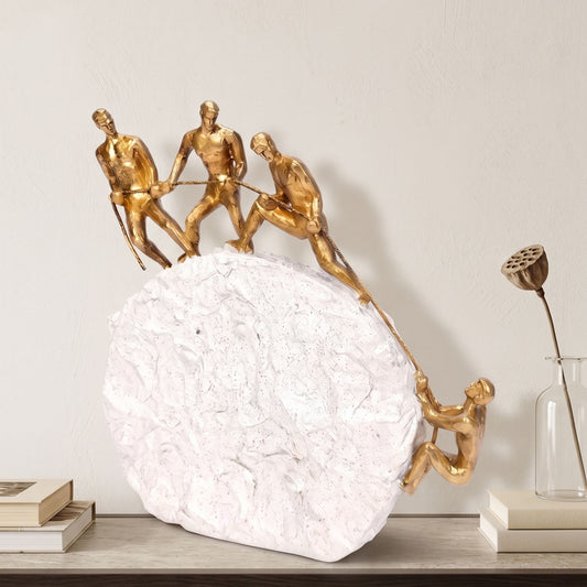Abstract Modern Art Sculpture Showpiece for Home Decor -Rope