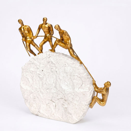 Abstract Modern Art Sculpture Showpiece for Home Decor -Rope