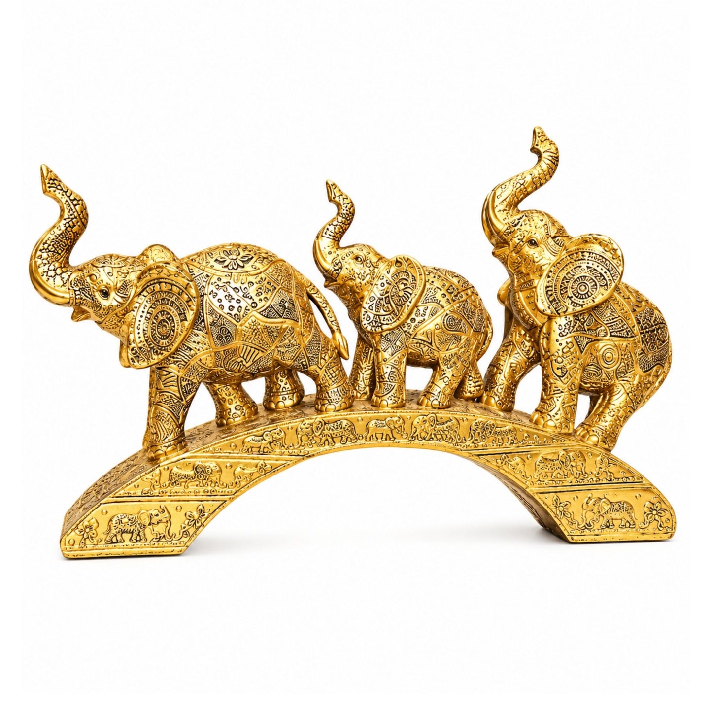 Abstract Modern Art Sculpture Showpiece for Home Decor - Elephant on Pool
