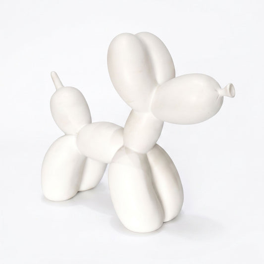 Abstract Modern Art Sculpture Showpiece for Home Decor - Balloon Creature White
