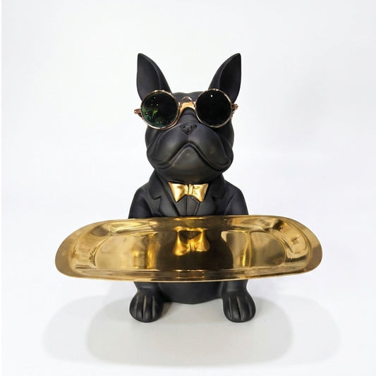 Abstract Modern Art Sculpture Showpiece for Home Decor -Boss Bull Dog