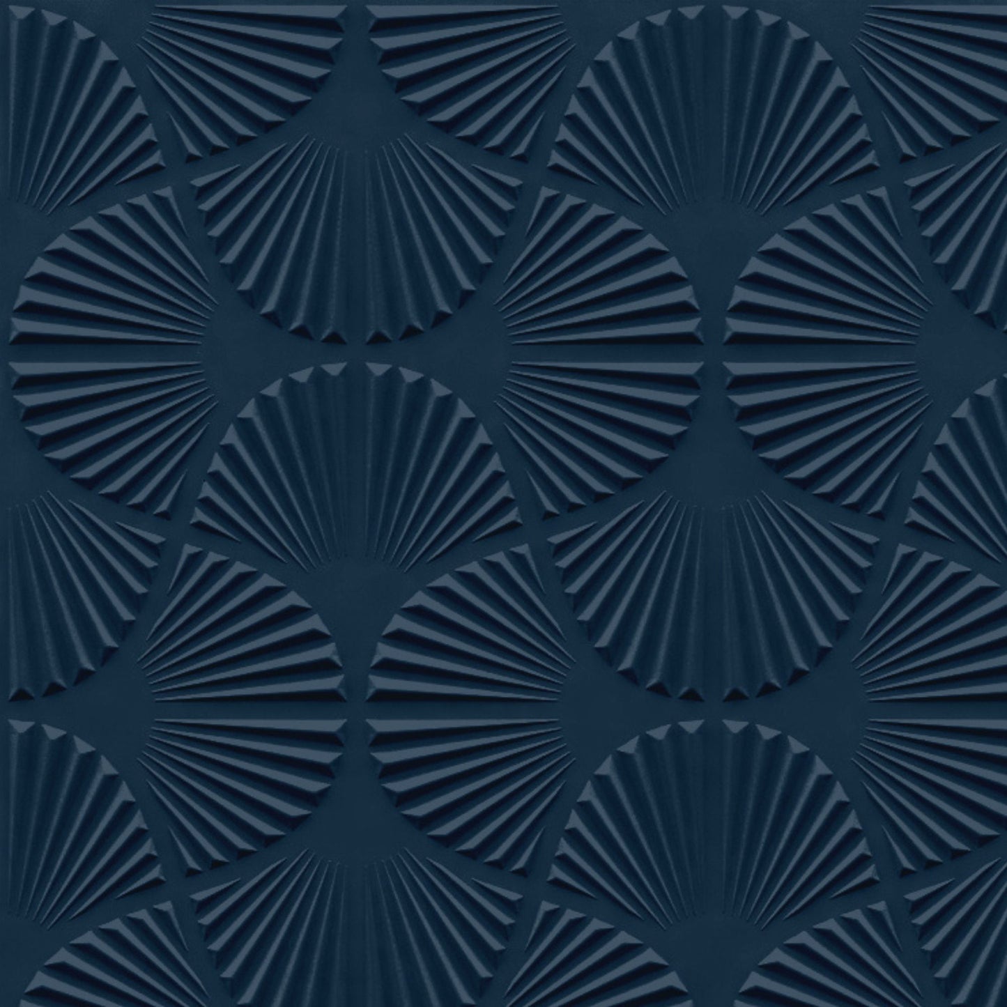 Navy Blue Self Adhesive Panels Hand Fan Design
