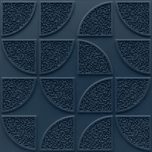 3D Self Adhesive Wall Panel Quarter Circle Design- 50x50cm