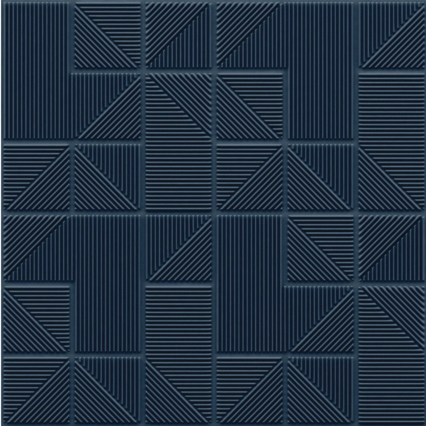 Navy Blue Self Adhesive Panels Stripe Design