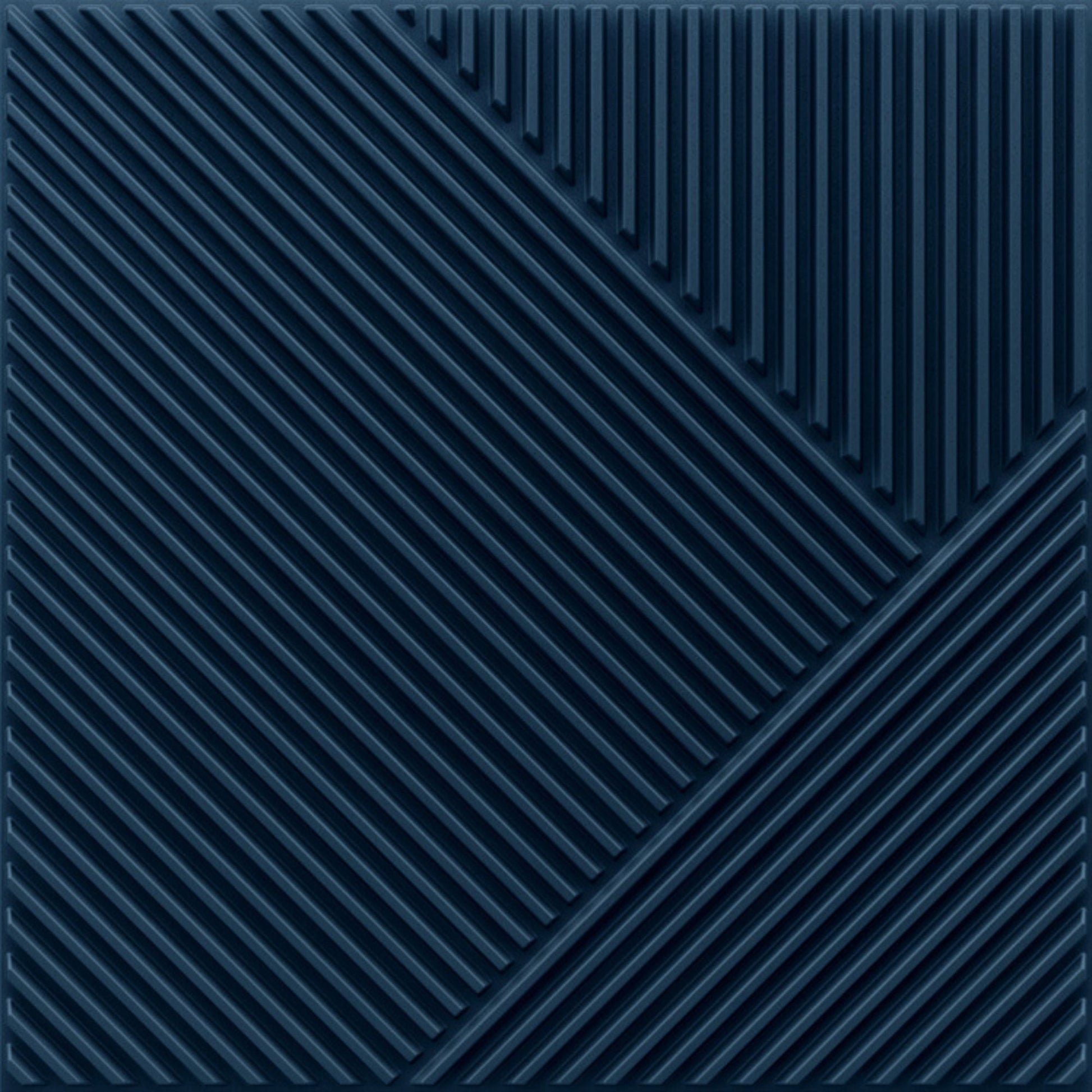 Navy Blue Self Adhesive Panels Stripe Design