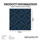 Navy Blue Self Adhesive Panels triangle Design
