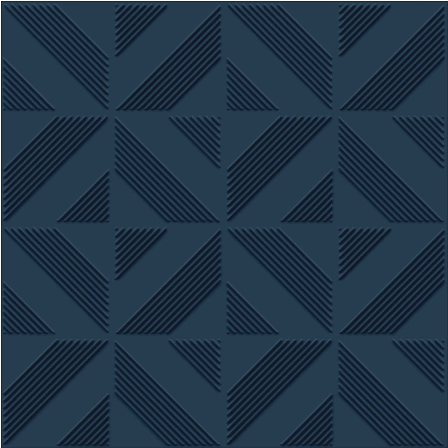 Navy Blue Self Adhesive Panels triangle Design
