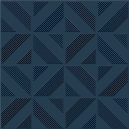Navy Blue Self Adhesive Panels triangle Design