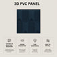 Navy Blue 3D Wall Panels Artisan Design
