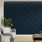 Navy Blue 3D Wall Panels Bloom Design