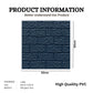 Navy Blue Self Adhesive 3D Panels Brick Design