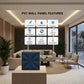 Navy Blue Crystal Design 3D Wall Panel View-3
