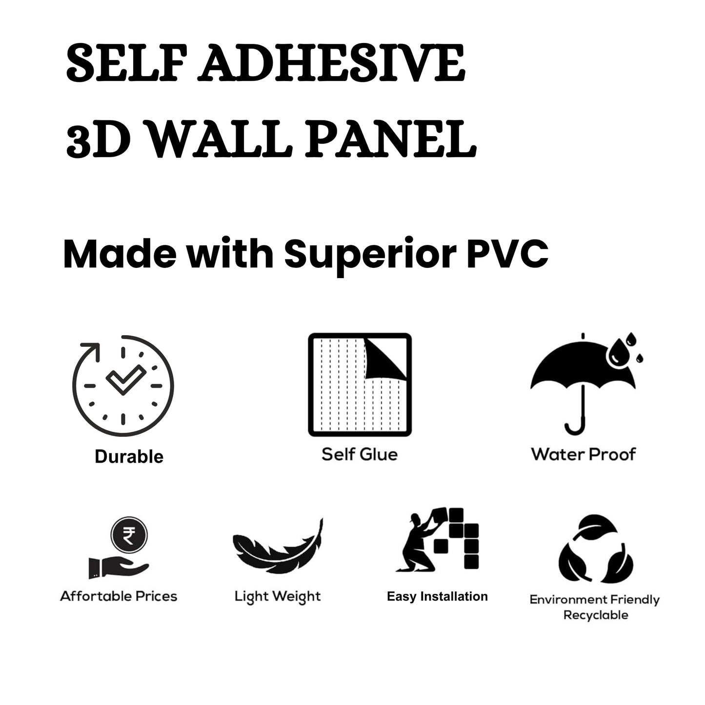 Nexa Gray Self Adhesive Panels Circle Design