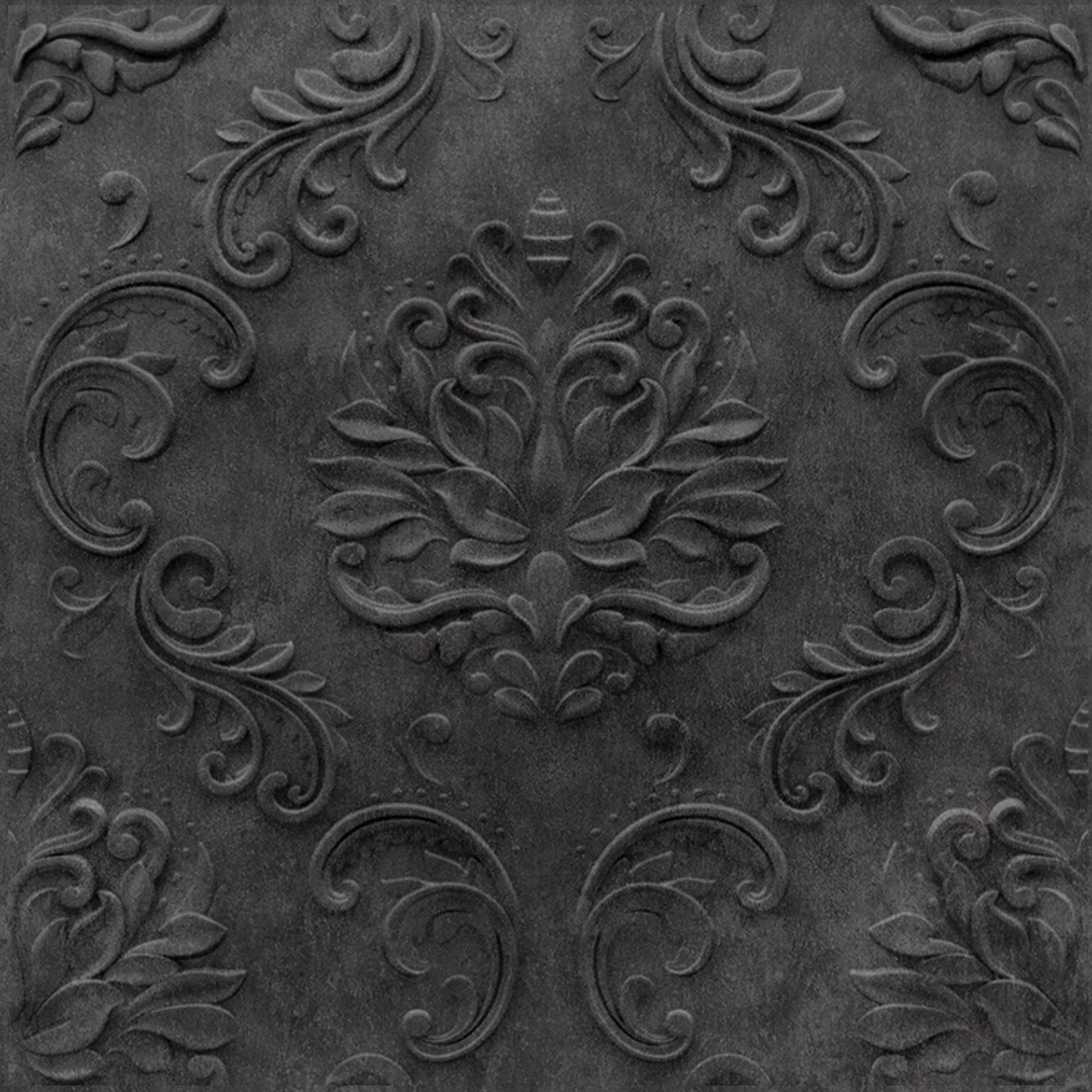 Nexa Gray Self Adhesive Panels Damask Design
