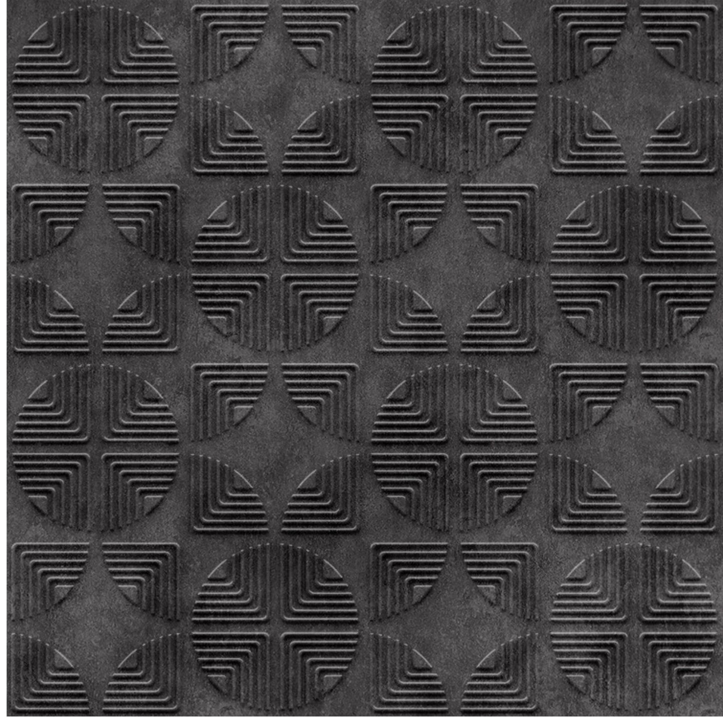 Nexa Gray Self Adhesive Panels Quarter Circle Design
