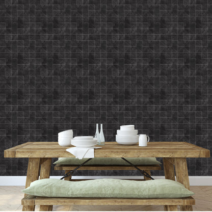 Nexa Gray Self Adhesive Panels Stripe Design