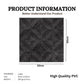 Nexa Gray Self Adhesive Panels triangle Design