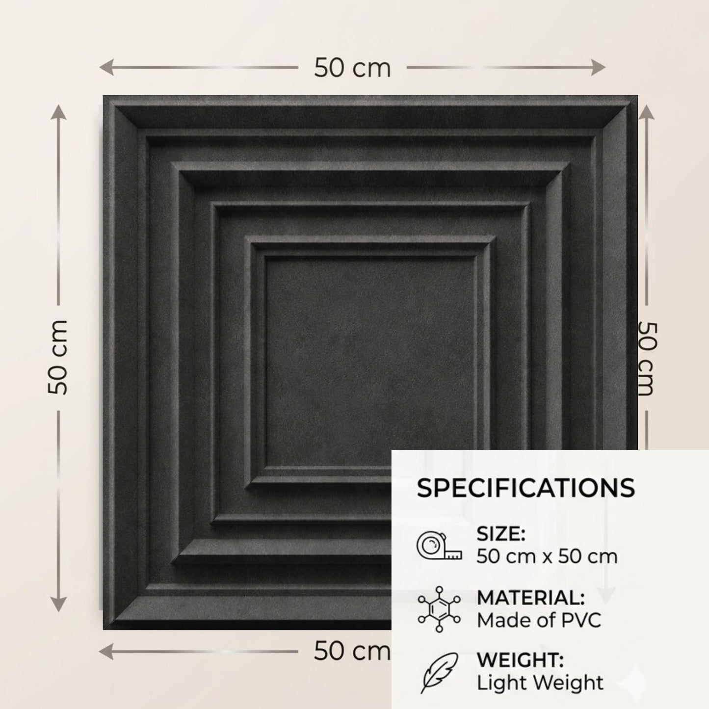 Nexa Gray  3D Wall Panels Accent Design3