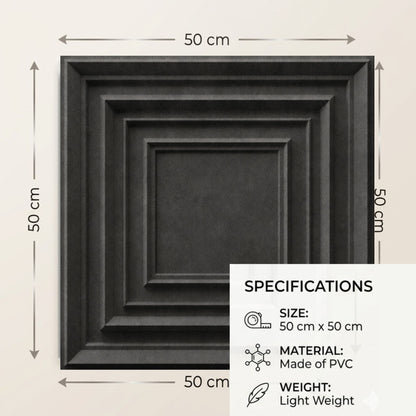 Nexa Gray  3D Wall Panels Accent Design3