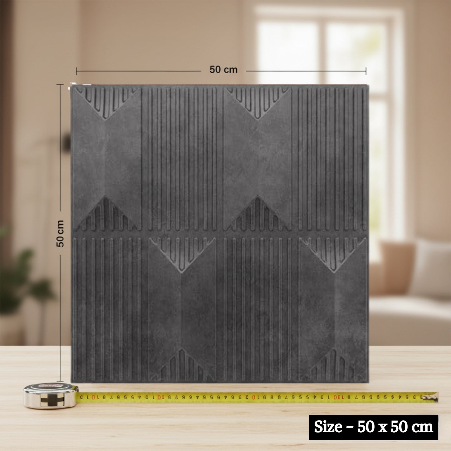 Nexa Gray 3D Wall Panels Artisan Design