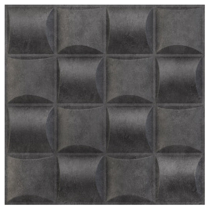Nexa Gray Block Design 3D Wall Panel View