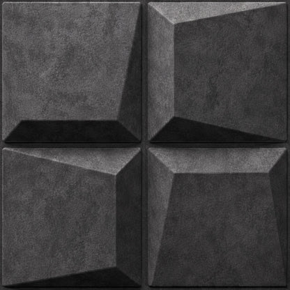 Nexa Gray 3D Wall Panels Cube Design