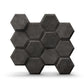 Nexa Gray 3D Wall Panels Hexagon Design-td038