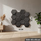 Nexa Gray 3D Wall Panels Hexagon Design-td038