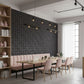 Nexa Gray 3D Wall Panels Pixel Design