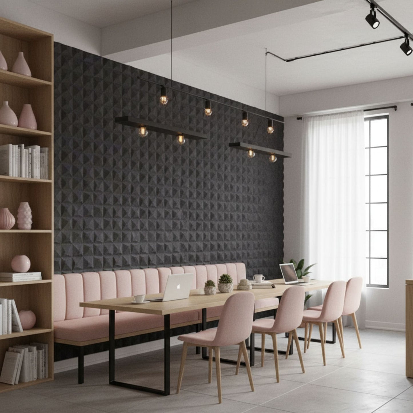 Nexa Gray 3D Wall Panels Pixel Design