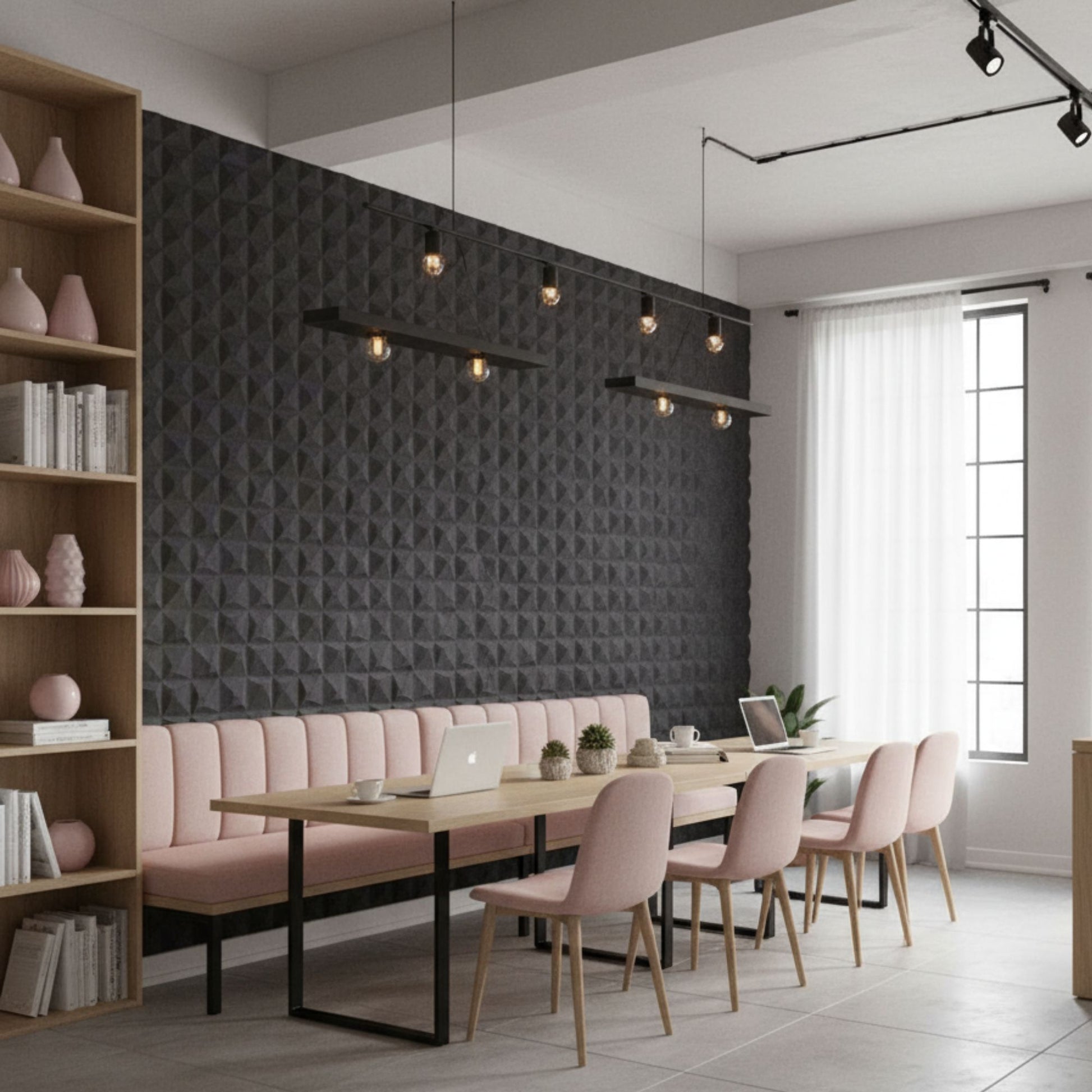 Nexa Gray 3D Wall Panels Pixel Design