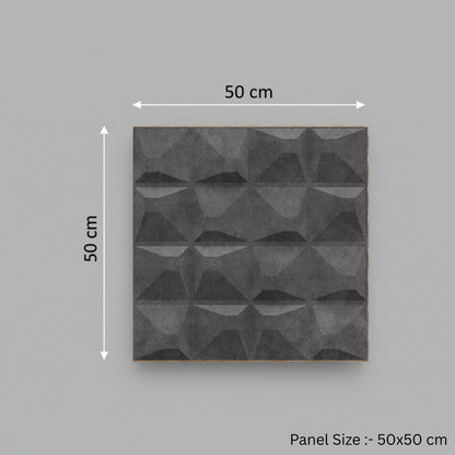 Nexa Gray 3D Wall Panels Pixel Design