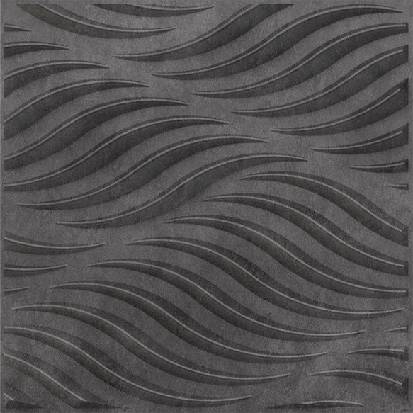 Nexa Gray 3D Wall Panels Swirl Design