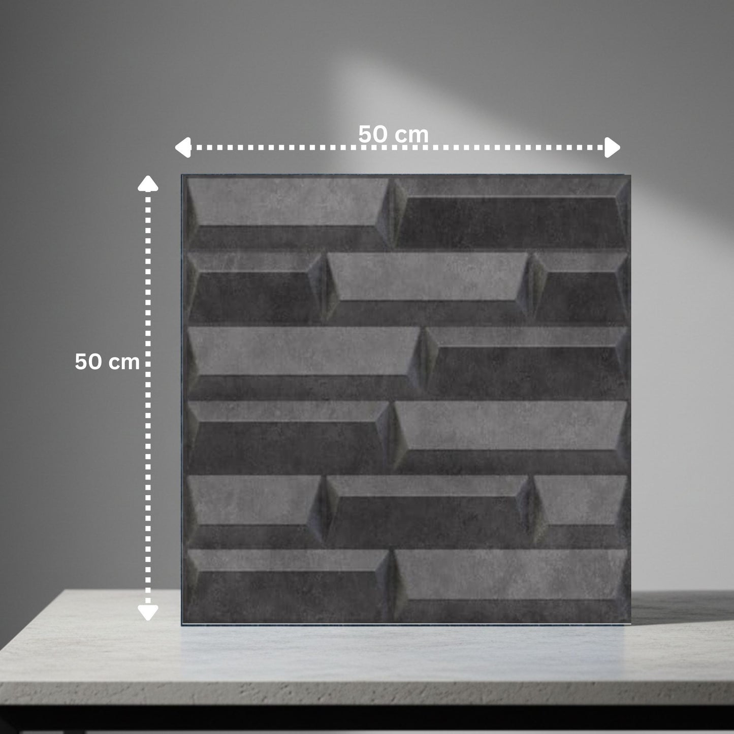 Nexa Gray 3D Wall Panels Vault Design