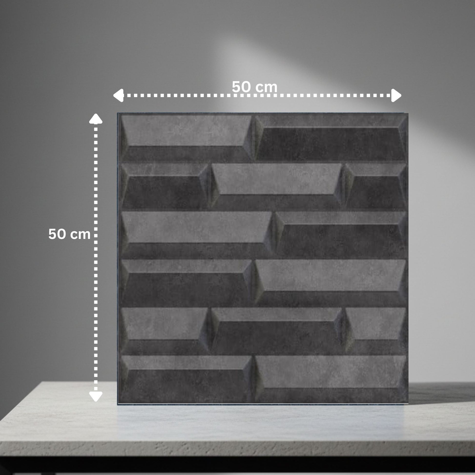 Nexa Gray 3D Wall Panels Vault Design