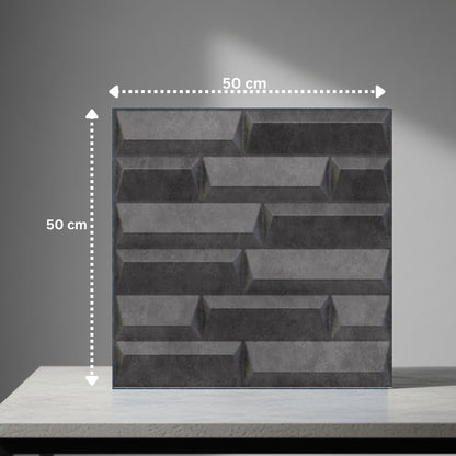 Nexa Gray 3D Wall Panels Vault Design
