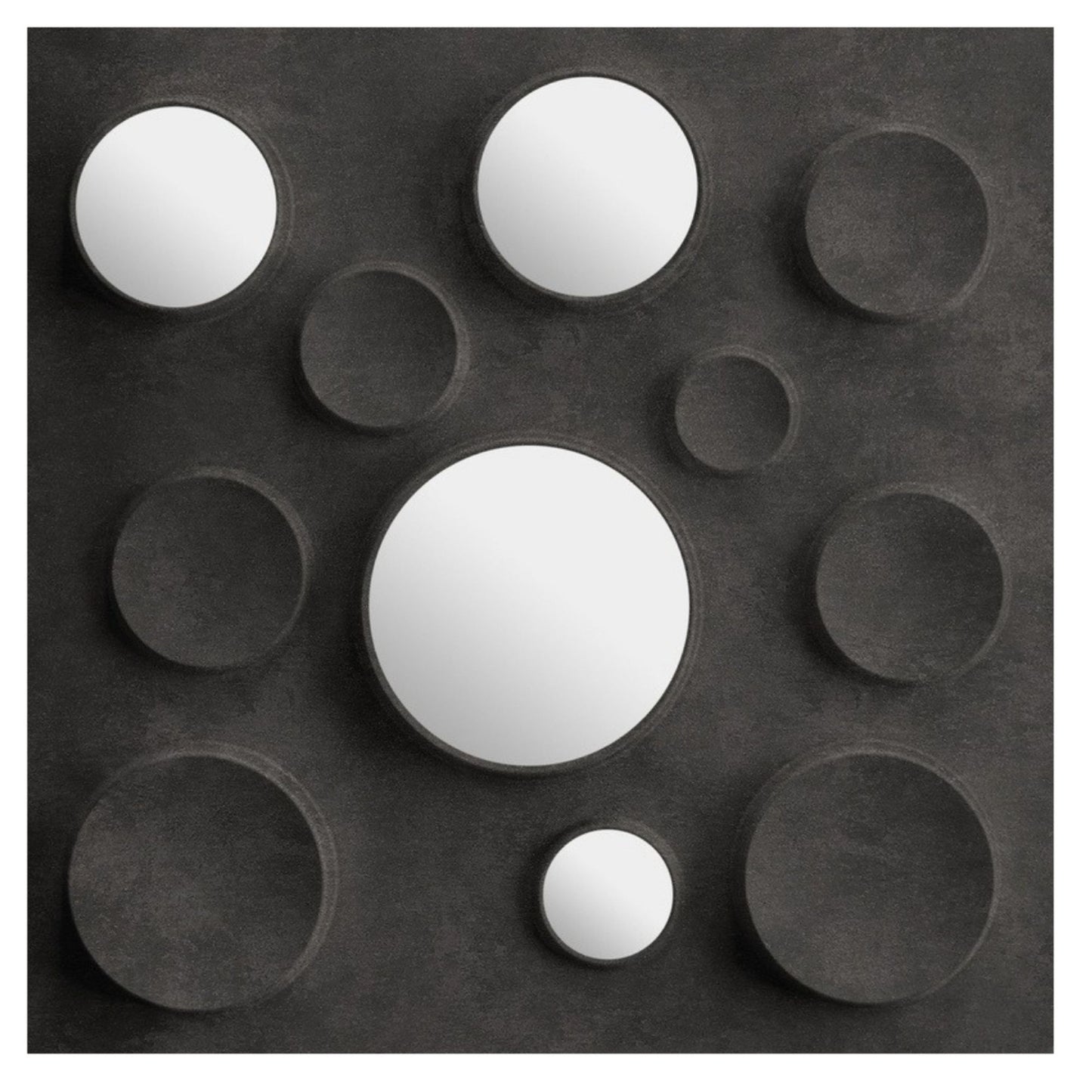 Nexa Gray Acrylic Moon Design 3D Wall Panel