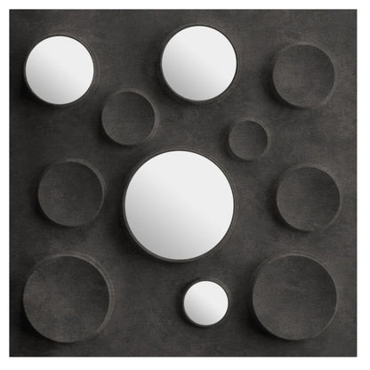 Nexa Gray Acrylic Moon Design 3D Wall Panel