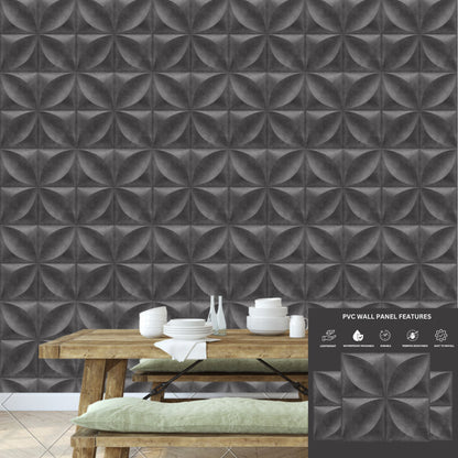 Nexa Gray 3D Wall Panels Butterfly Design