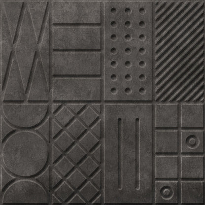 Nexa Gray Self Adhesive Panels Square Design