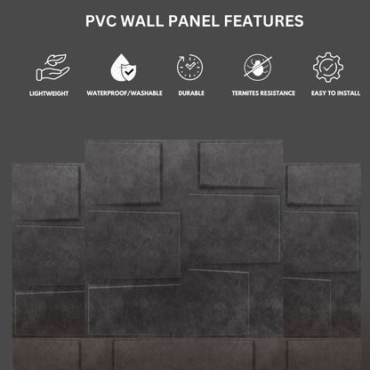Nexa Gray Stream Design 3D Wall Panel-3