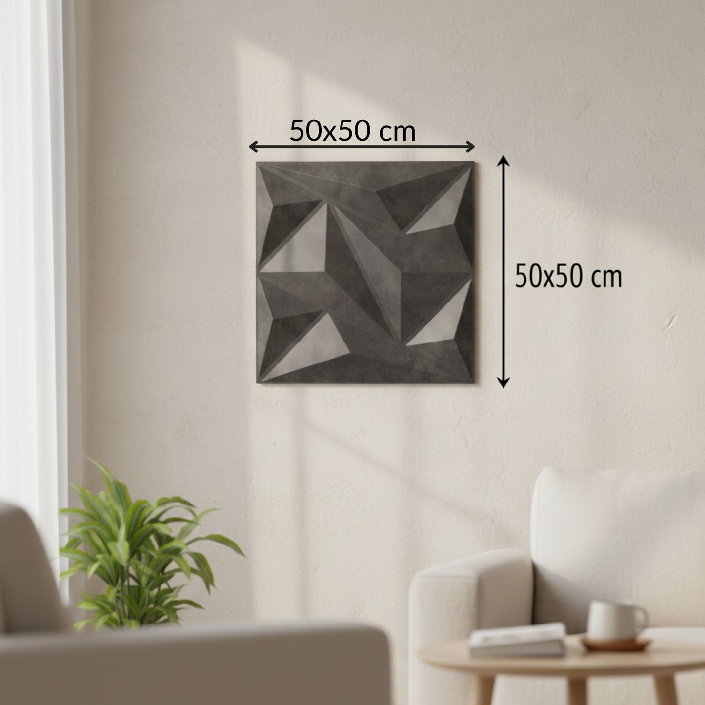 Nexa Gray 3D Wall Panels Alps Design-3
