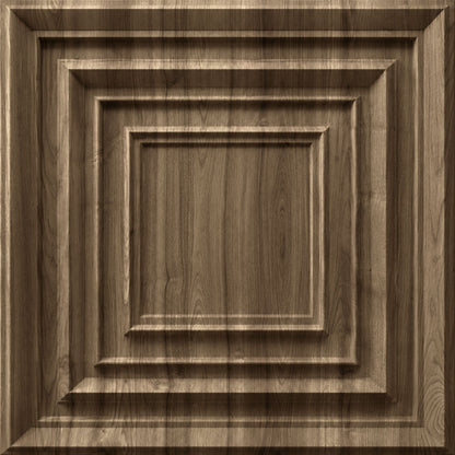 Oak Wood 3D Wall Panels Accent Design