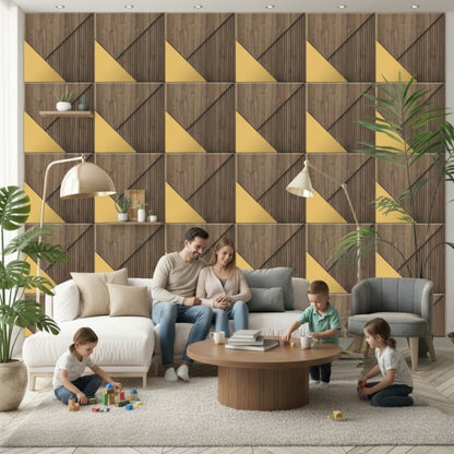 Oak Wood 3D Wall Panels Plaina Design